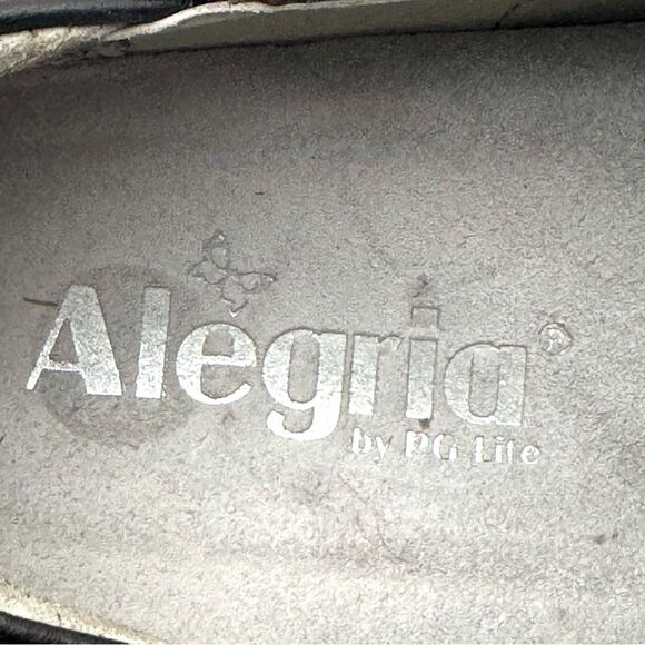 Alegria Multicolored Embossed ROSES Leather Comfort Shoes Size EU 37 US 7-7.5 - Picture 10 of 10